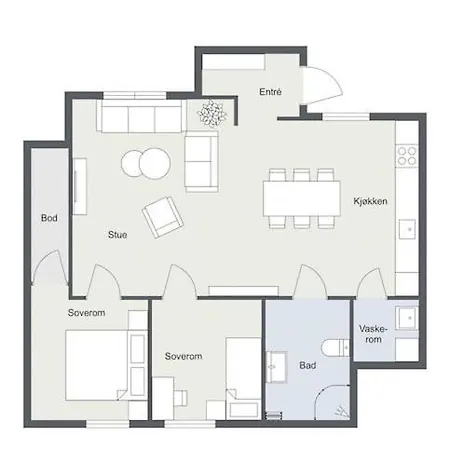 Modern Easy-living In Neighborhood Tromso