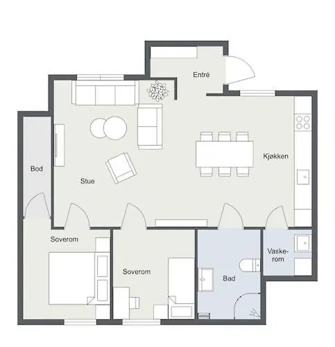 Modern Easy-living In Neighborhood Tromsø